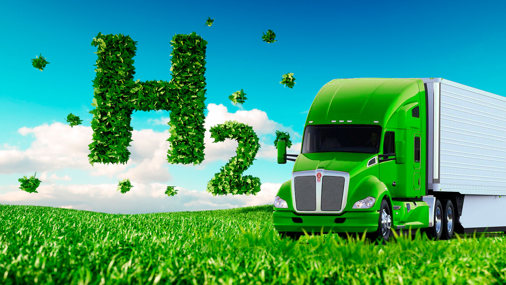 green truck