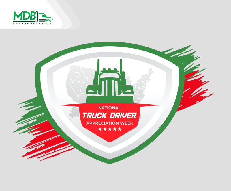 truck driver appreciation week logo
