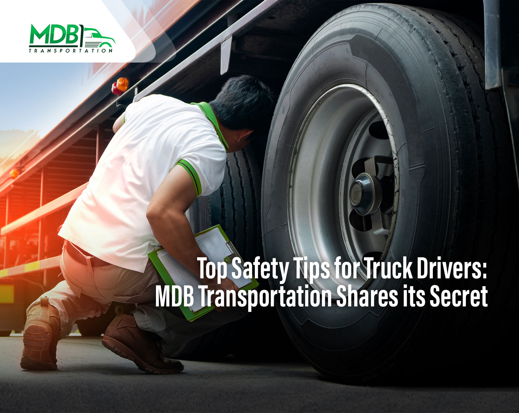 Top Safety Tips for Truck Drivers: MDB Transportation Shares its Secret